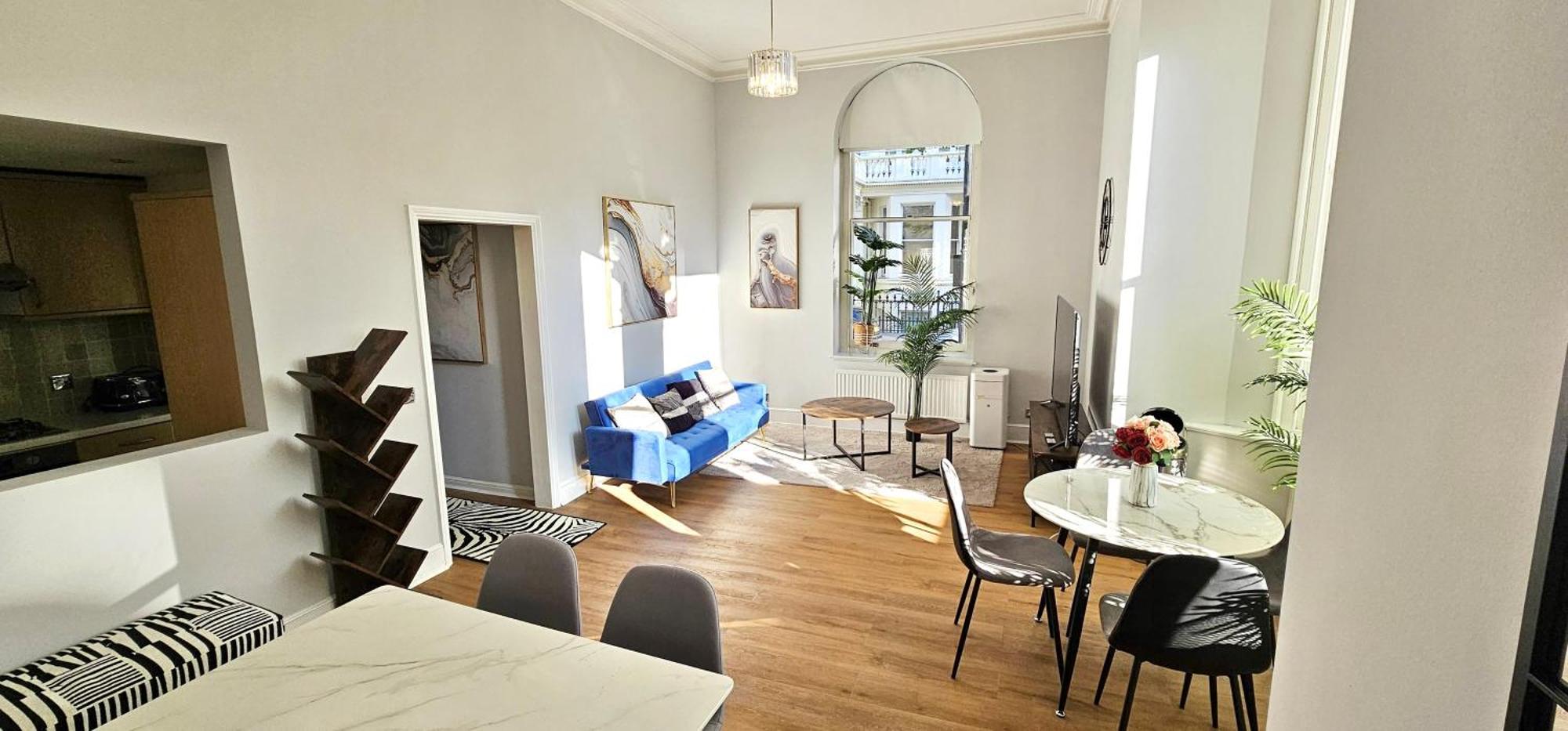 Kensington 2bed Stucco Bright Large High Ceilings - Luxurylondonstays Londres